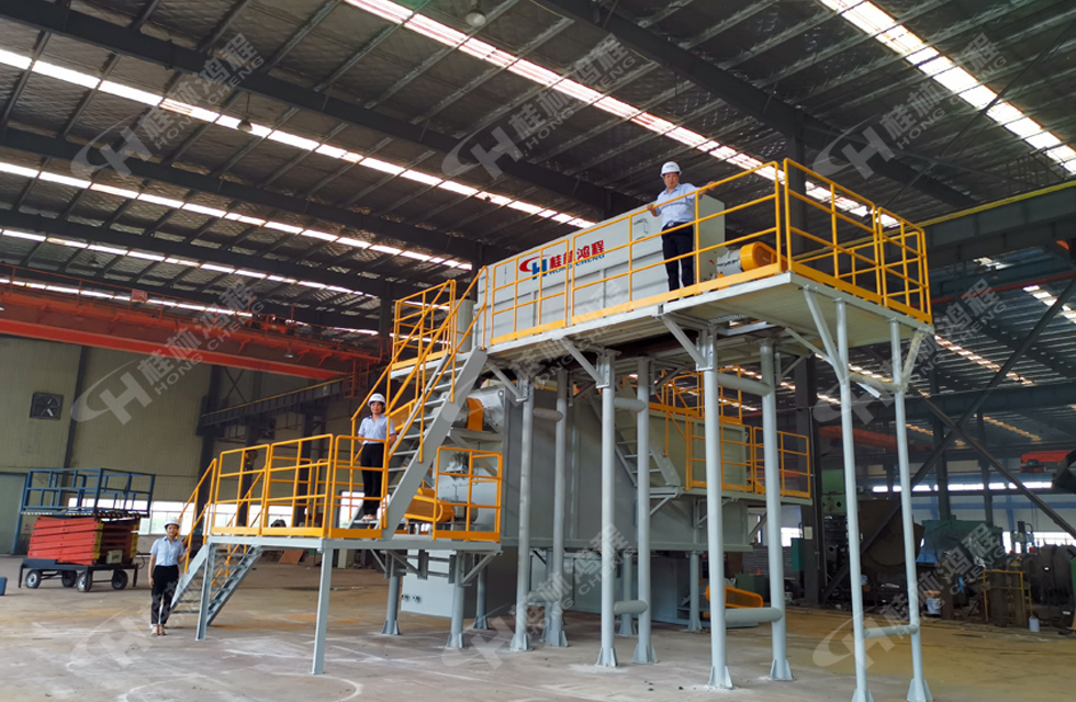 廣西磨粉機廠家桂林鴻程熟石灰粉生產線氫氧化鈣消化系統