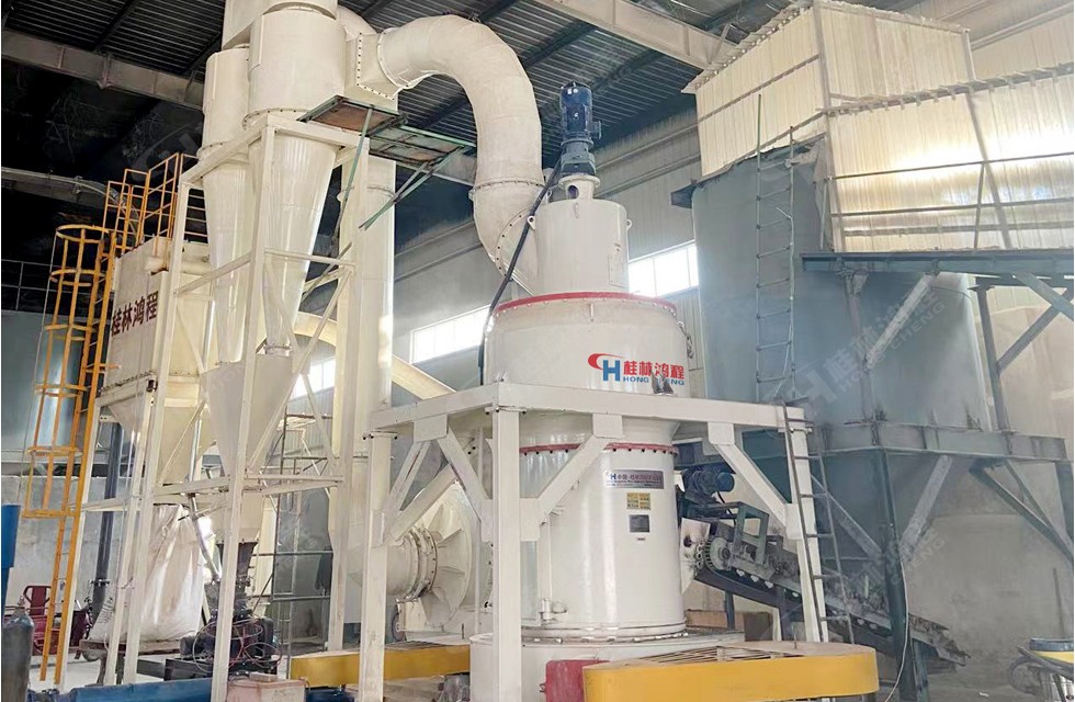 白泥磨粉機現場圖